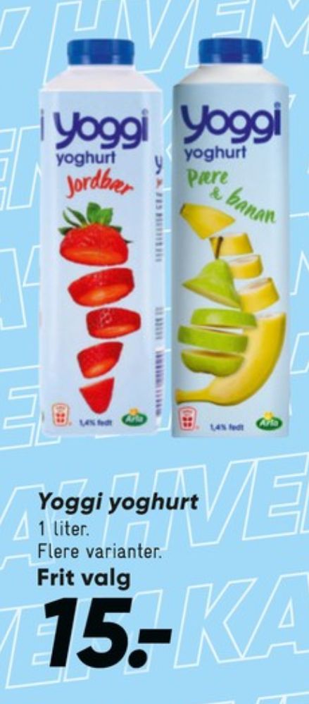 Yoggi, Jordbær Yoghurt 