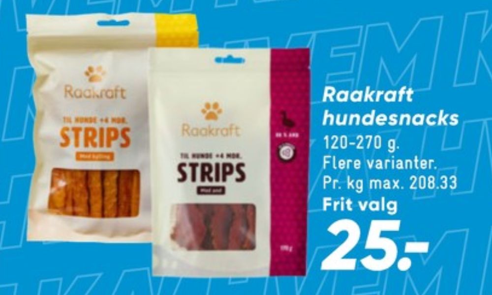 Raakraft, Hundesnacks