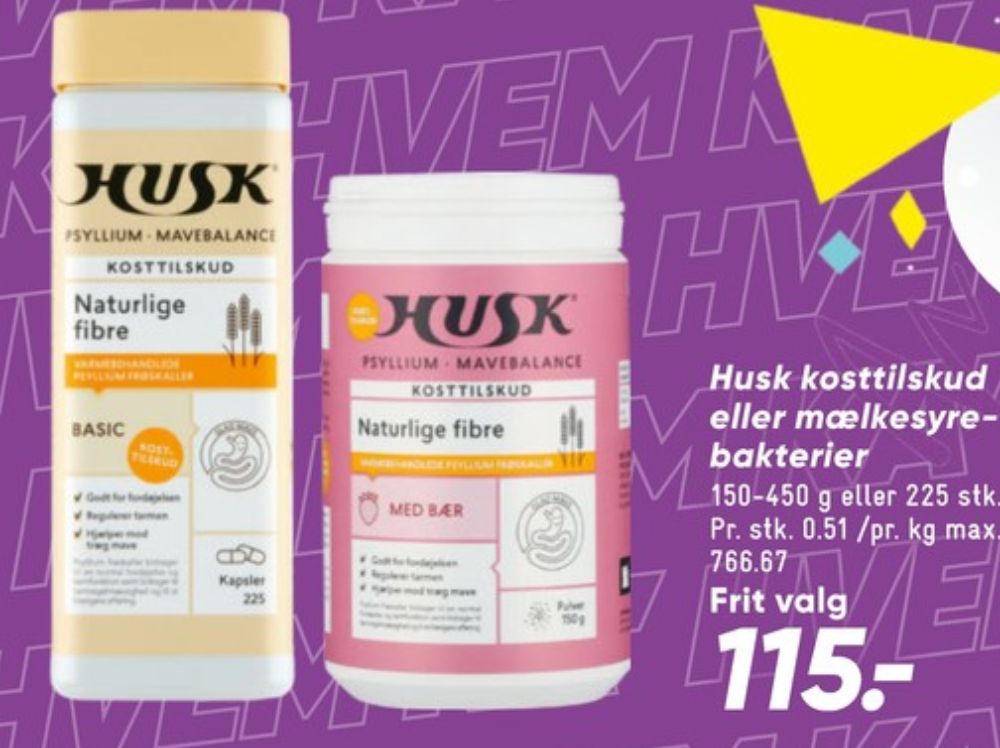 Longo Vital, Vitaminer