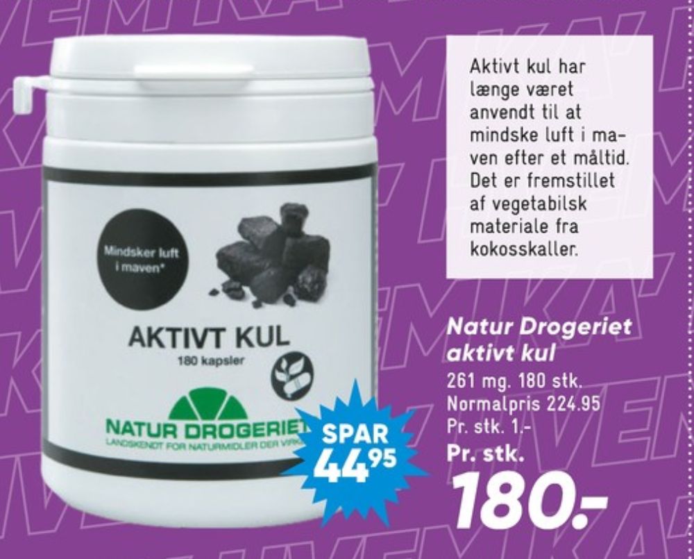 Natur Drogeriet, Kosttilskud