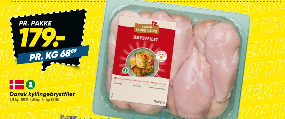 Dansk Landkylling, Kyllingebrystfilet