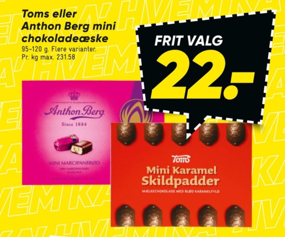 Anthon Berg, Marcipanbrød