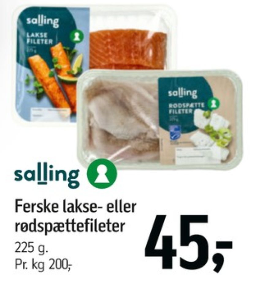 Salling, Rødspættefilet