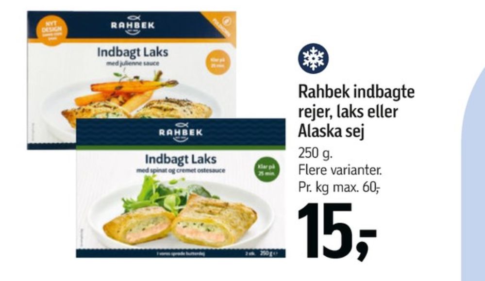 Rahbek, Indbagt Laks med Julienne sauce