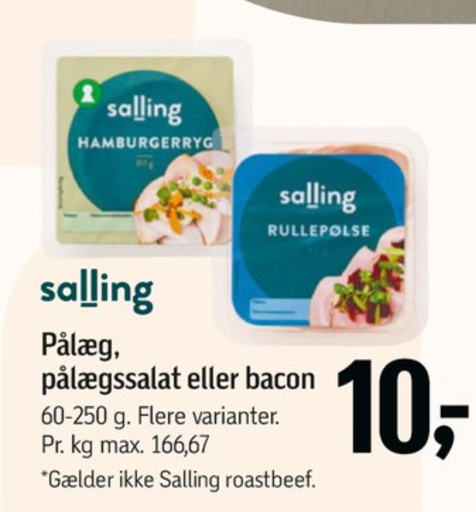 Salling, Baconskiver