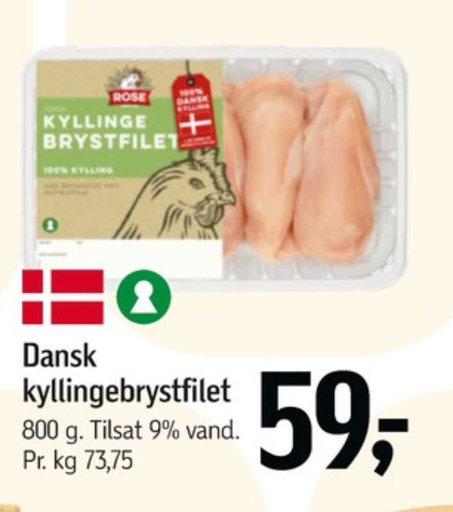 Rose, Kyllingebrystfilet