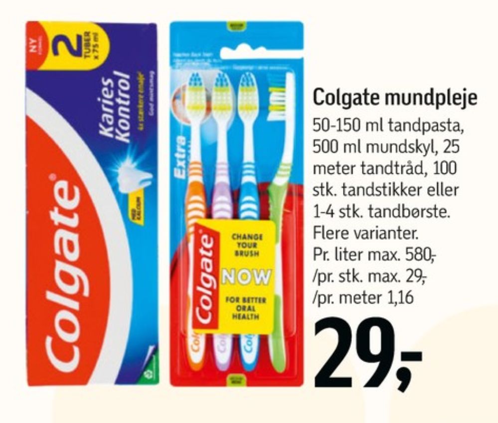 Colgate, Tandstikker