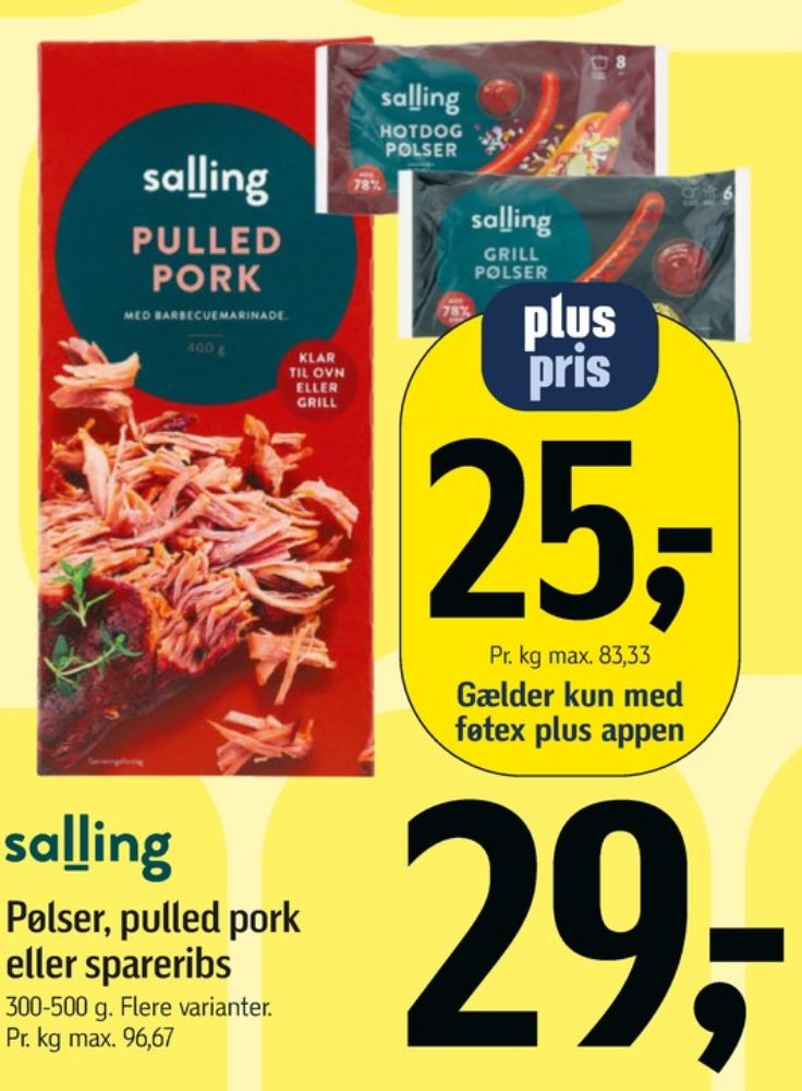 Salling, Hotdogpølser