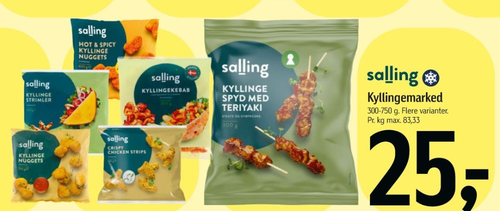 Salling, Kyllingenuggets