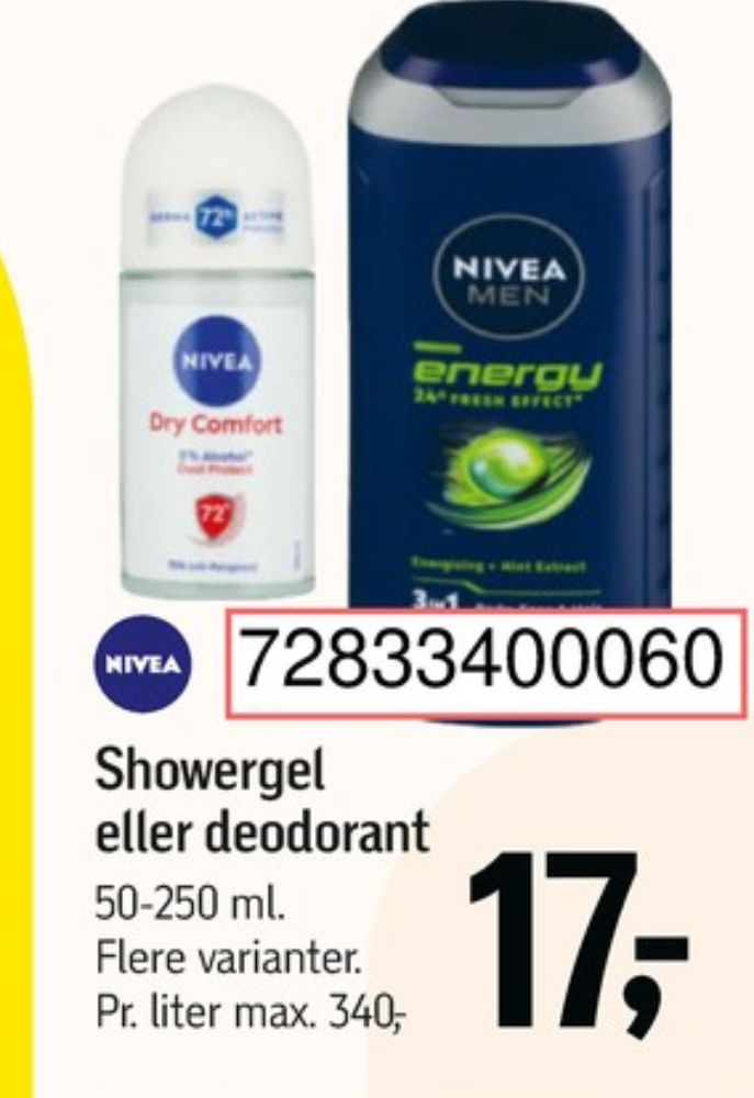 Nivea Men, Bodyshampoo