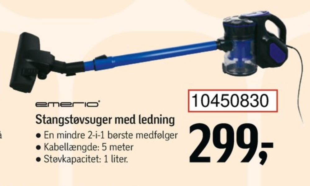 Emerio, Støvsuger