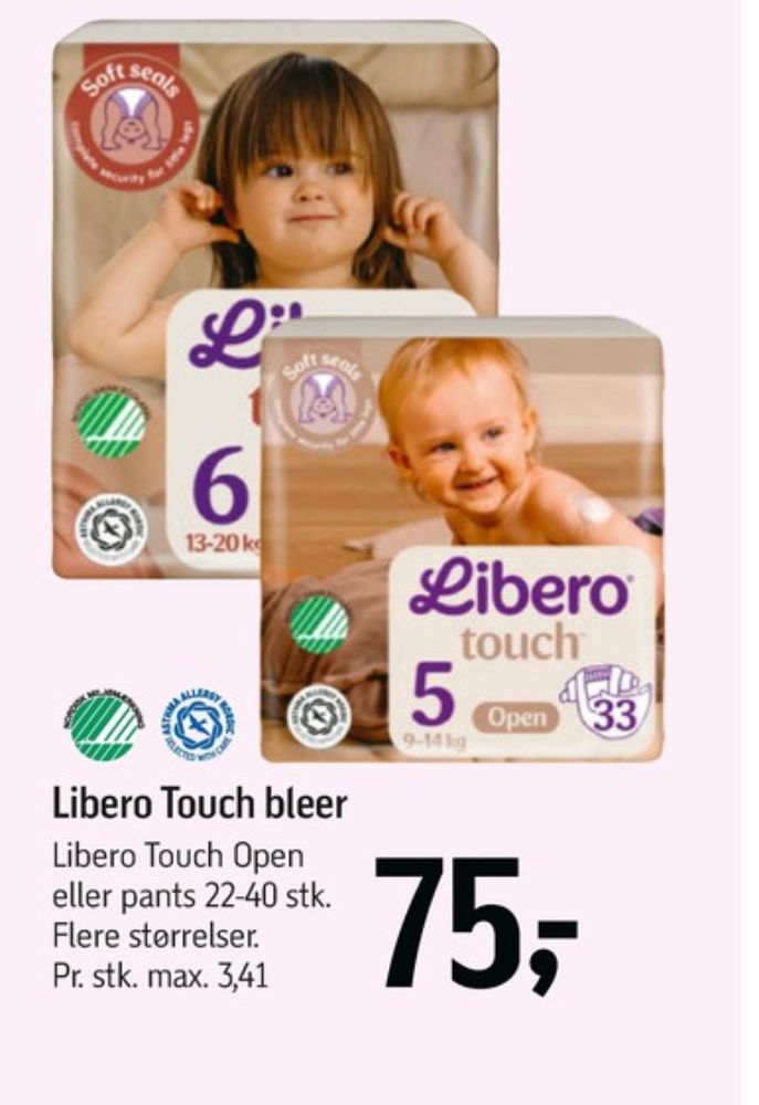 Libero Touch, Bleer str 5 9-14 kg