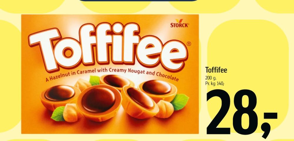 Toffifee, Dessertchokolade