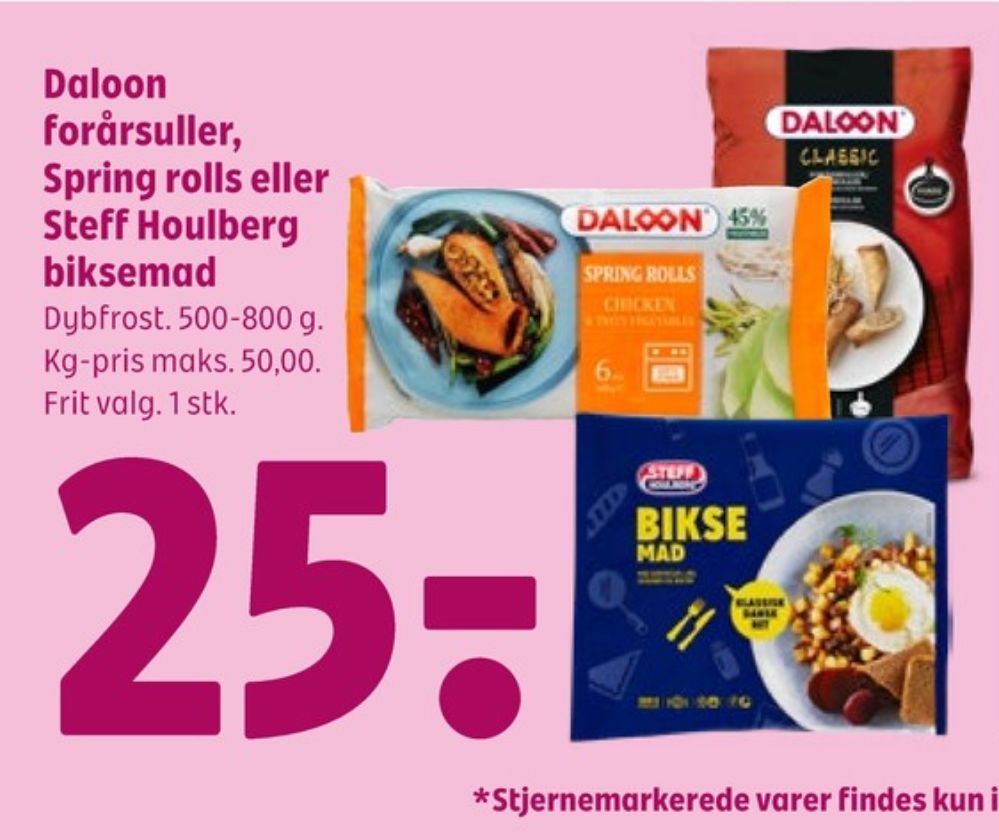 Daloon, Forårsruller