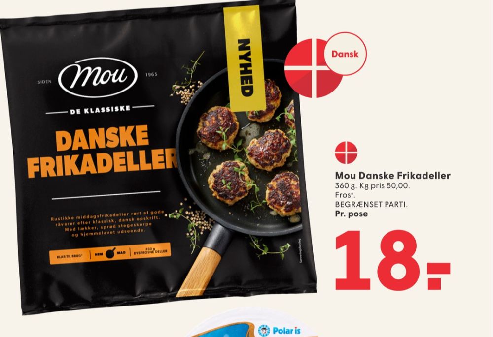 Mou, Frikadeller