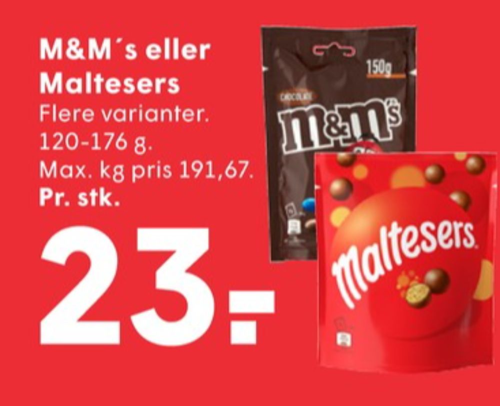 M&Ms, Chokoladepastiller Chocolate