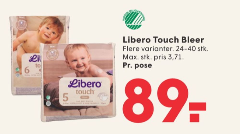 Libero Touch, Bleer str 5 9-14 kg