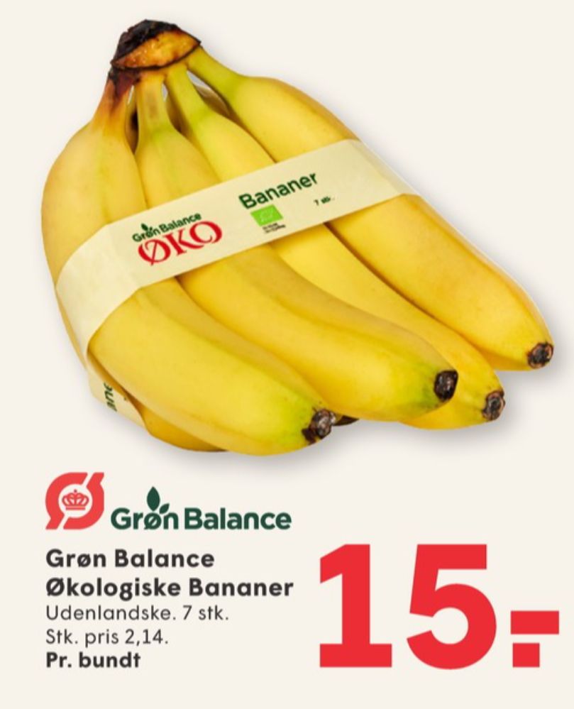 Grøn Balance, Bananer
