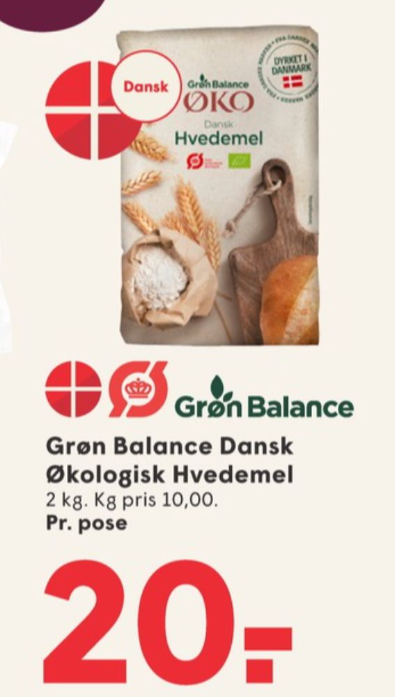 Grøn Balance, Hvedemel