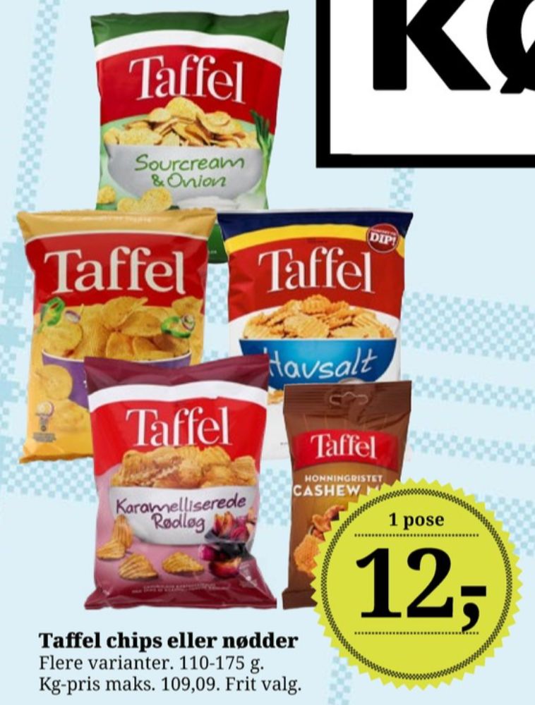 Taffel, Sour Cream & Onion Chips