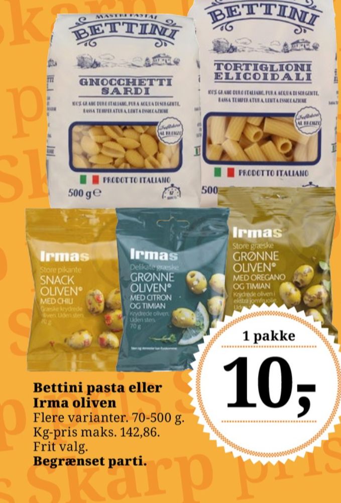 Irmas, Oliven Grønne Oregano og Timian