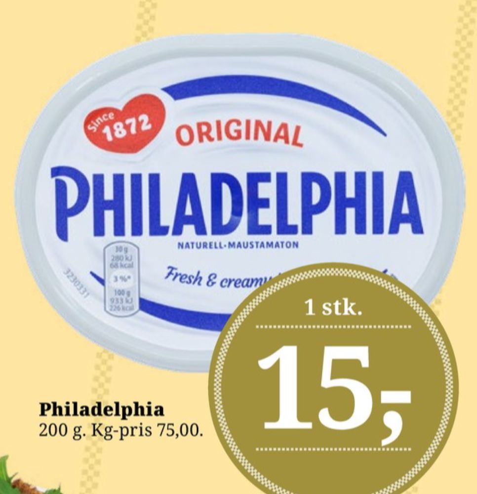 Philadelphia, Flødeost Original