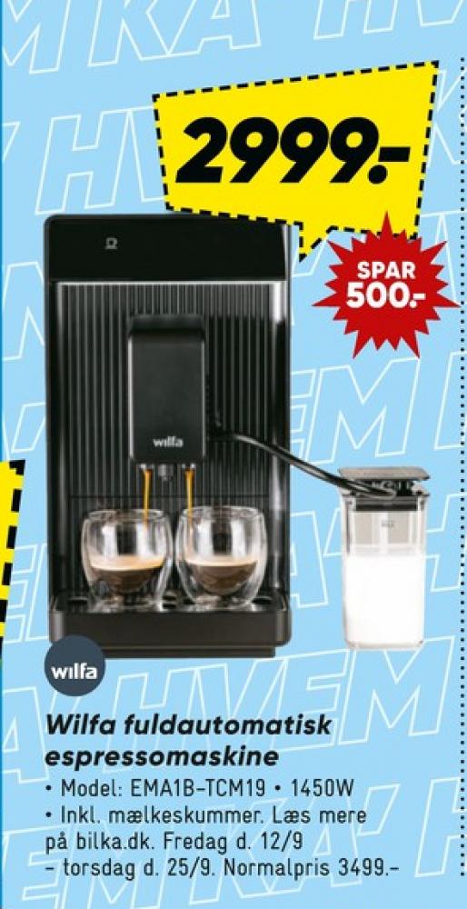 Wilfa, Espressomaskine