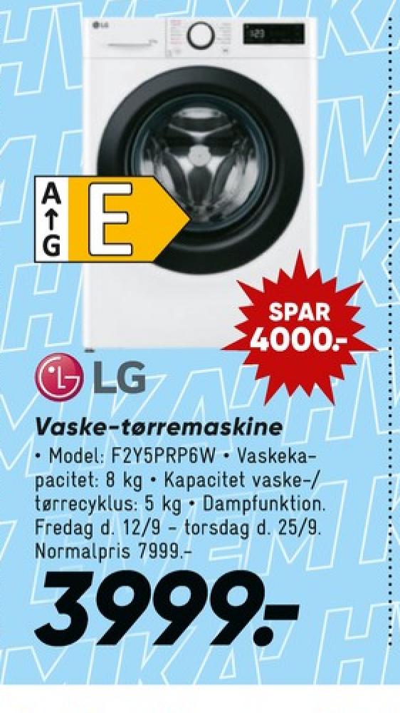 LG, Vaske-/tørremaskine