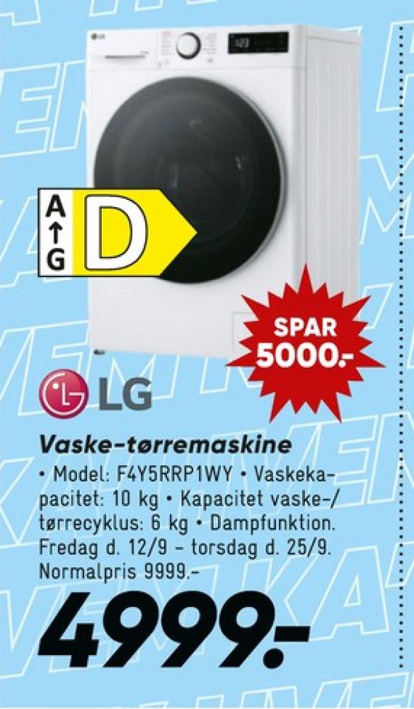 LG, Vaske-/tørremaskine