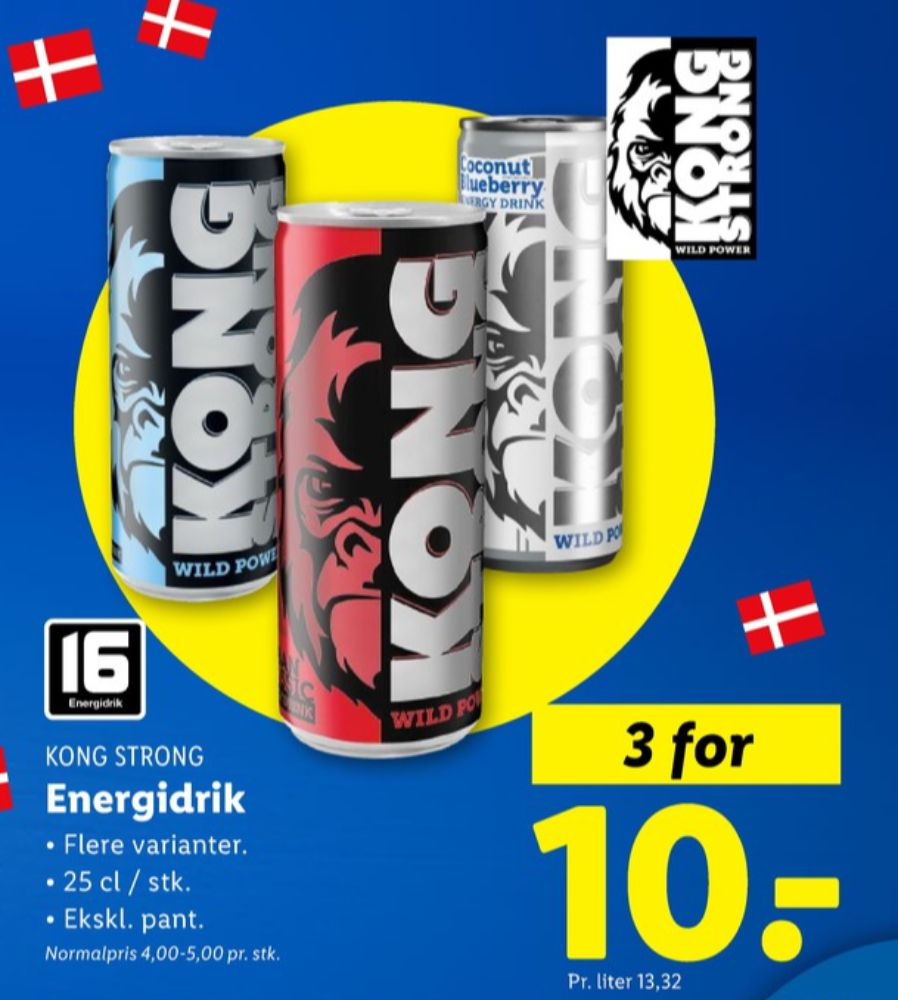 Kong Strong, Energidrik