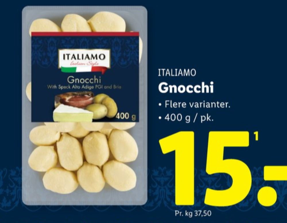 Italiamo, Gnocchi