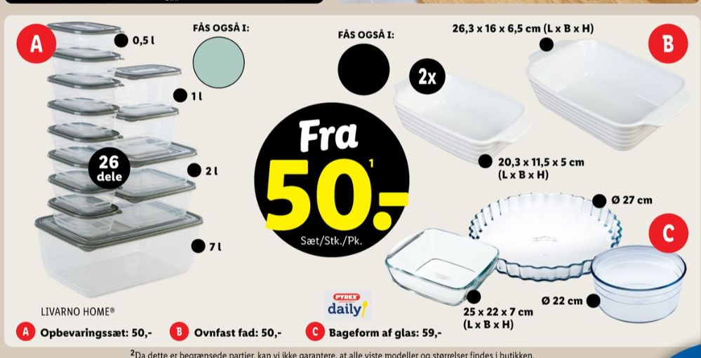 Livarno, Plastikbøtter