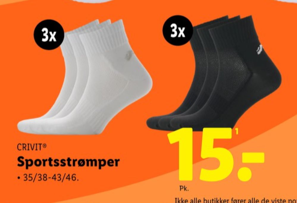 Crivit, Strømper