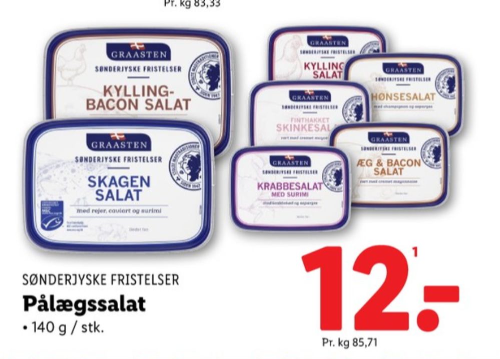 Graasten Sønderjyske Fristelser, Kylling & Baconsalat