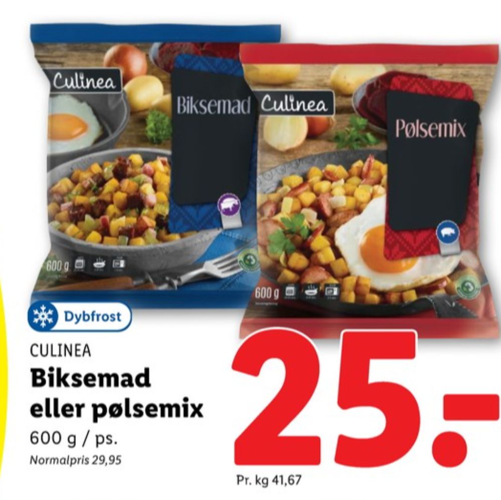 Culinea, Biksemad