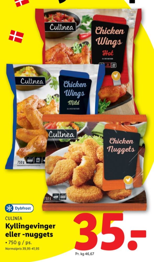 Culinea, Kyllingenuggets