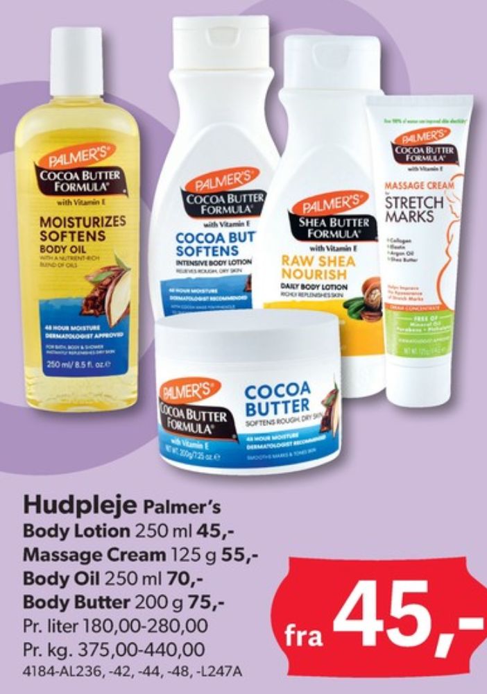 Palmer´s, Creme
