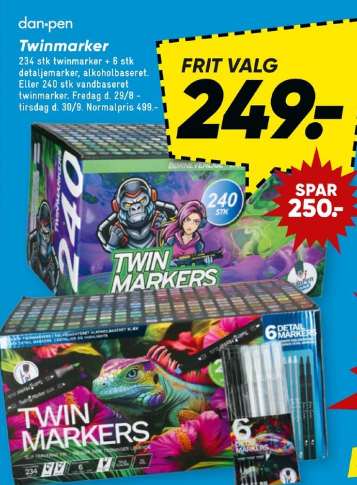 Twin Marker, Tusser