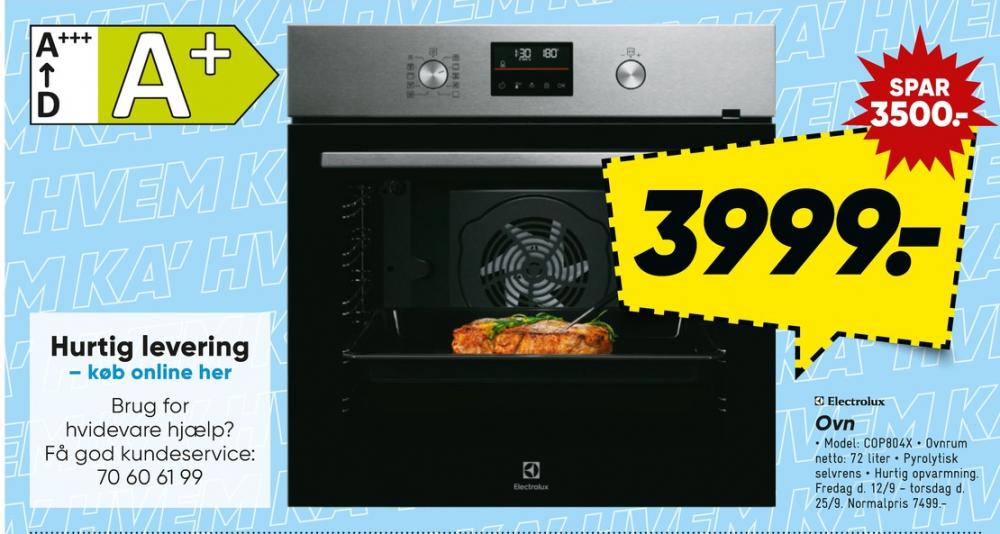 Electrolux, Indbygningsovn