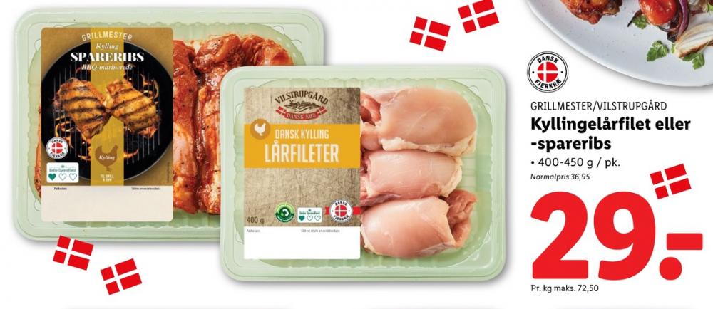 Vilstrupgård, Kyllingelårfilet