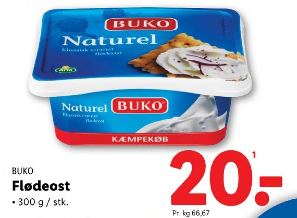 Buko, Flødeost Naturel