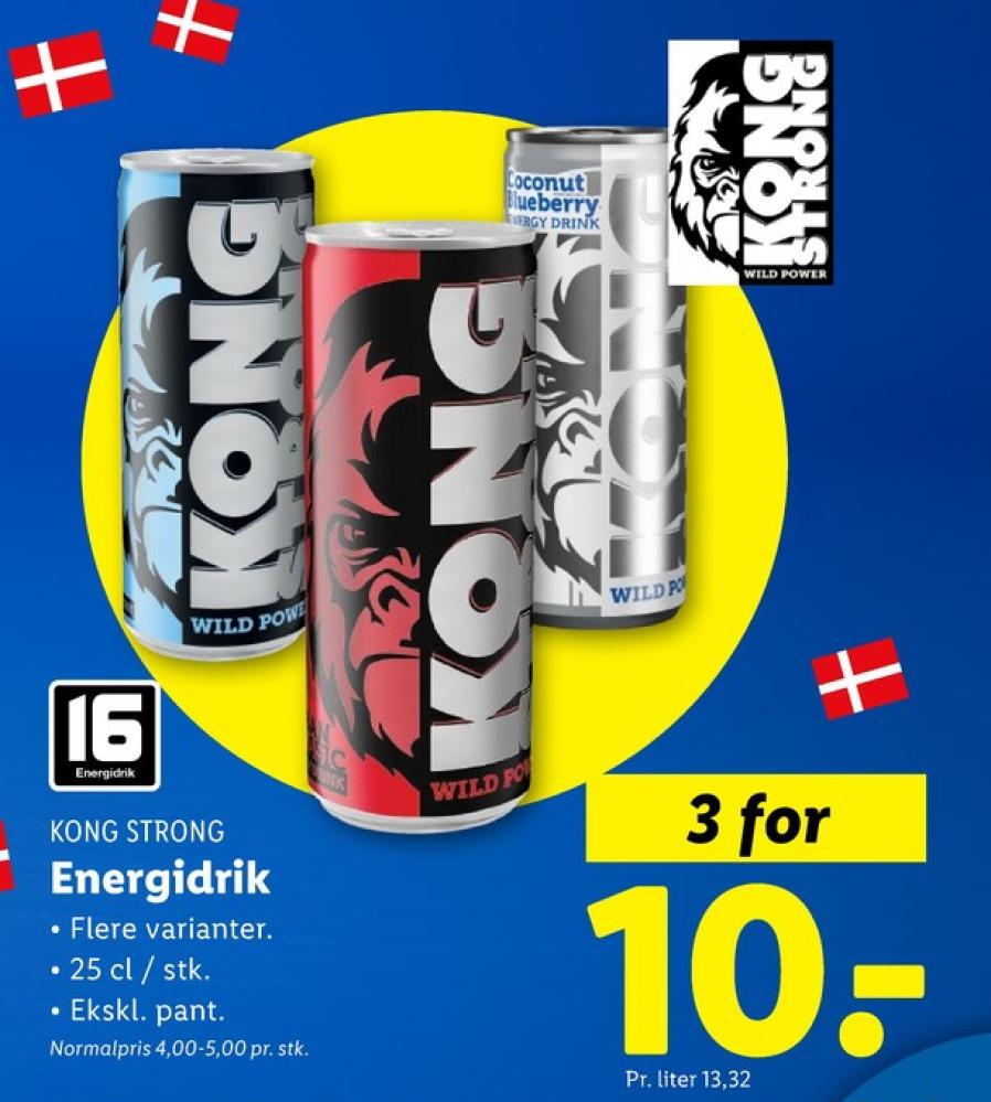 Kong Strong, Energidrik