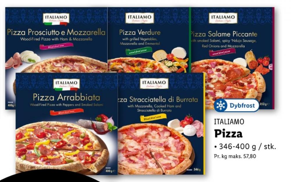 Italiamo, Prosciutto e Mozzarella Pizza