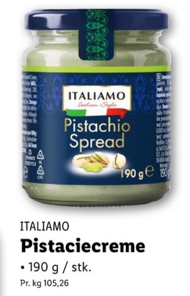 Italiamo, Pistaciecreme