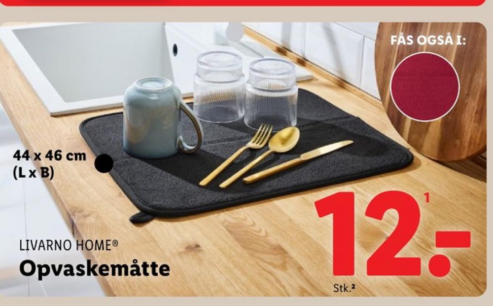 Livarno, Opvaskemåtte
