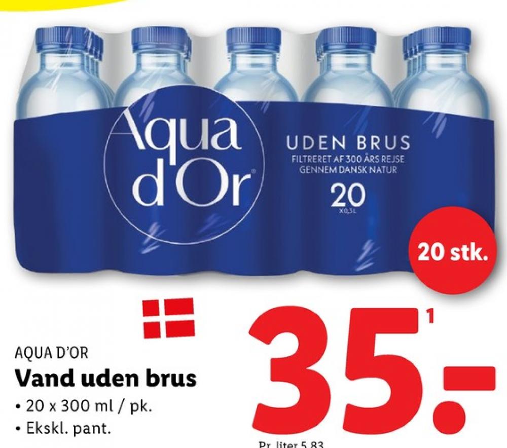 Aqua d'Or, Mineralvand uden brus 20 pk.