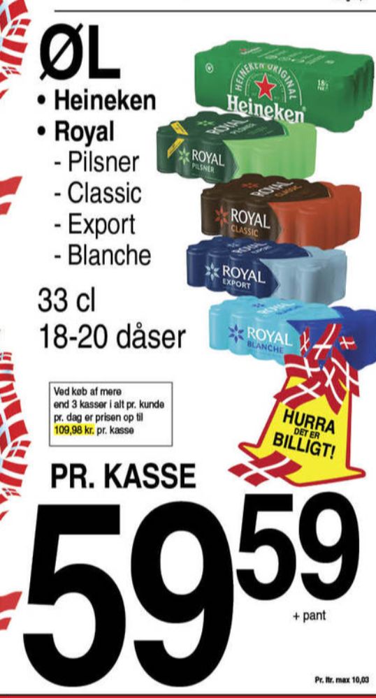 Royal Classic, Øl 20 pk.
