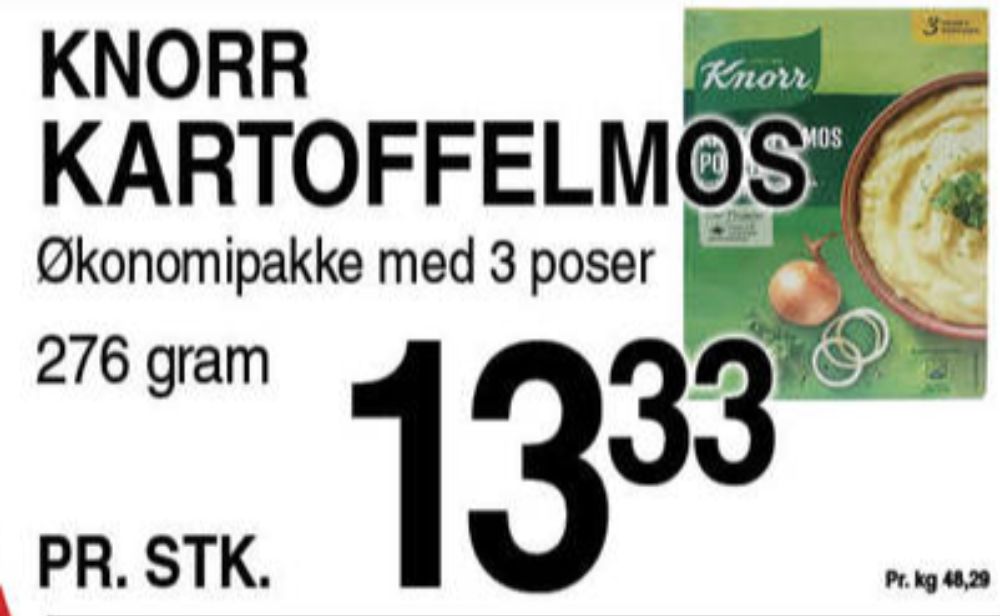 Knorr, Kartoffelmospulver