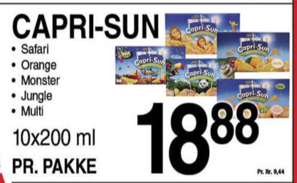 Capri-Sun, Frugtdrik Monsteralarm