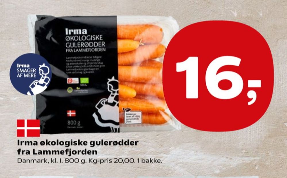 Irmas, Gulerødder